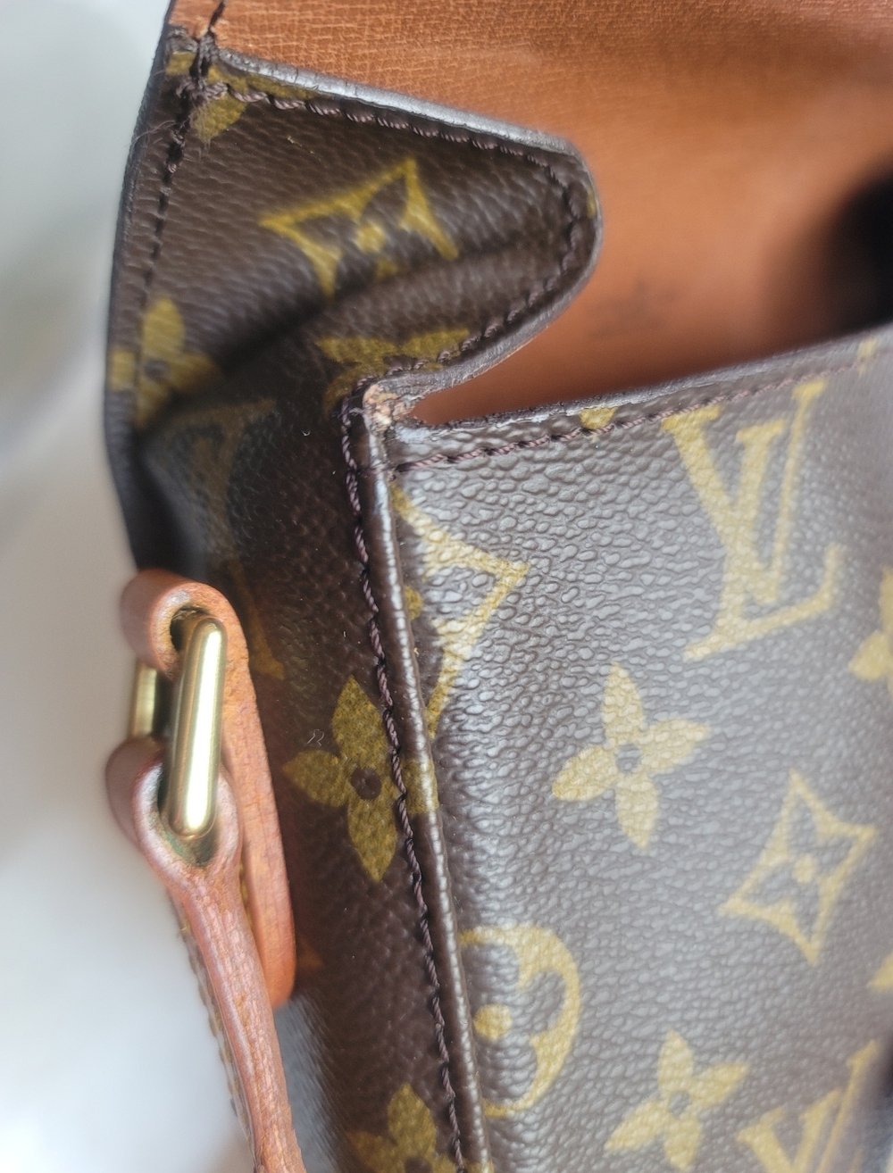 Louis Vuitton Saint Cloud PM Monogram Leather Crossbody Hand Bag Authentic - Picture 12 of 15